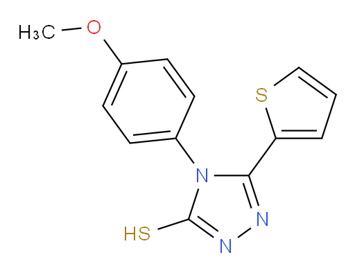 4-(4-methoxyphenyl)-5-(thiophen-2-yl)-4H-1,2,4-triazole-3-thiol
