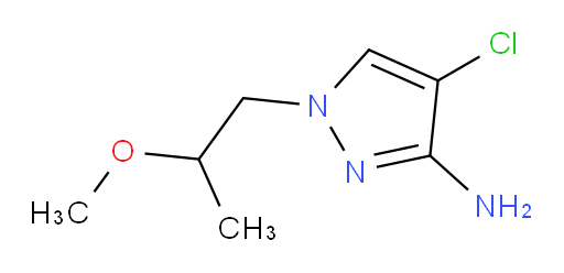 4-chloro-1-(2-methoxypropyl)-1H-pyrazol-3-amine