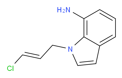 1-(3-chloroprop-2-en-1-yl)-1H-indol-7-amine