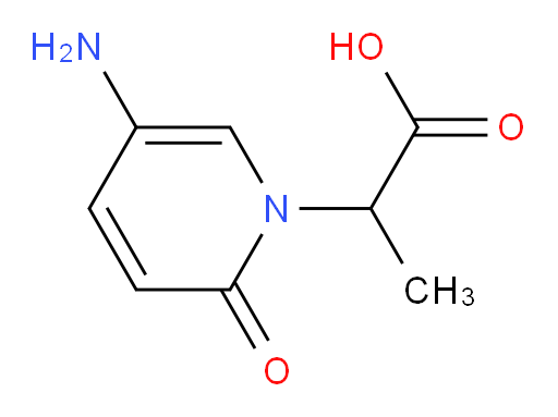 2-(5-amino-2-oxo-1,2-dihydropyridin-1-yl)propanoic acid