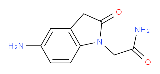 2-(5-amino-2-oxo-2,3-dihydro-1H-indol-1-yl)acetamide