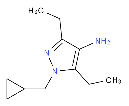 1-(cyclopropylmethyl)-3,5-diethyl-1H-pyrazol-4-amine