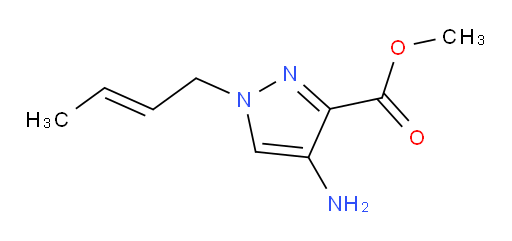 methyl 4-amino-1-(but-2-en-1-yl)-1H-pyrazole-3-carboxylate
