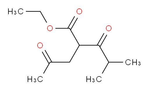 ethyl 4-methyl-3-oxo-2-(2-oxopropyl)pentanoate