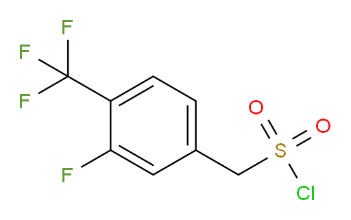 [3-fluoro-4-(trifluoromethyl)phenyl]methanesulfonyl chloride