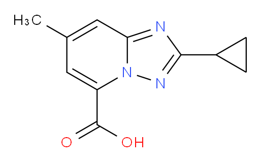 2-cyclopropyl-7-methyl-[1,2,4]triazolo[1,5-a]pyridine-5-carboxylic acid