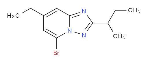 5-bromo-2-(butan-2-yl)-7-ethyl-[1,2,4]triazolo[1,5-a]pyridine