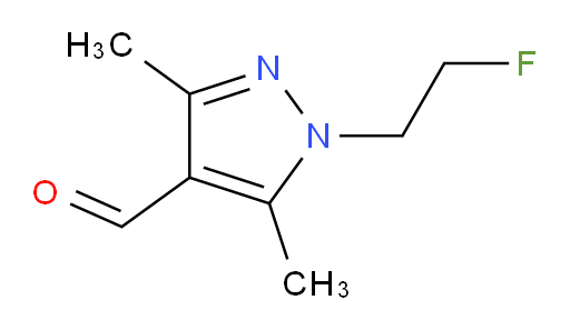 1-(2-fluoroethyl)-3,5-dimethyl-1H-pyrazole-4-carbaldehyde