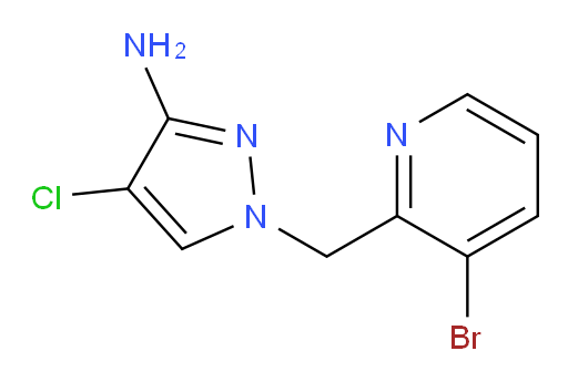 1-[(3-bromopyridin-2-yl)methyl]-4-chloro-1H-pyrazol-3-amine