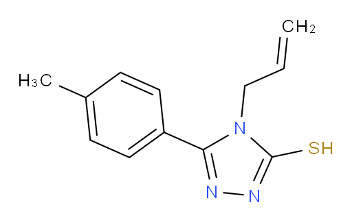 5-(4-methylphenyl)-4-(prop-2-en-1-yl)-4H-1,2,4-triazole-3-thiol