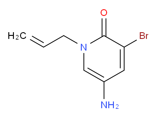 5-amino-3-bromo-1-(prop-2-en-1-yl)-1,2-dihydropyridin-2-one