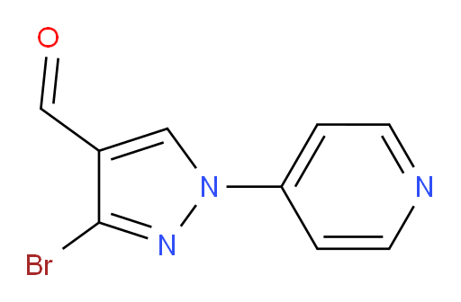 3-bromo-1-(pyridin-4-yl)-1H-pyrazole-4-carbaldehyde