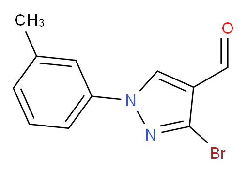 3-bromo-1-(3-methylphenyl)-1H-pyrazole-4-carbaldehyde