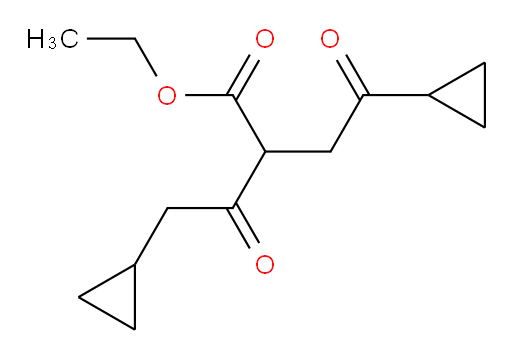 ethyl 4-cyclopropyl-2-(2-cyclopropyl-2-oxoethyl)-3-oxobutanoate