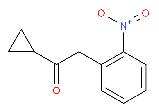 1-cyclopropyl-2-(2-nitrophenyl)ethan-1-one