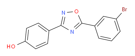 4-[5-(3-bromophenyl)-1,2,4-oxadiazol-3-yl]phenol