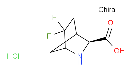 (3S)-6,6-difluoro-2-azabicyclo[2.2.1]heptane-3-carboxylic acid hydrochloride