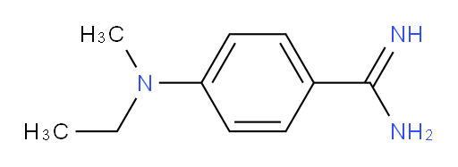 4-[ethyl(methyl)amino]benzene-1-carboximidamide