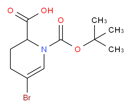 5-bromo-1-[(tert-butoxy)carbonyl]-1,2,3,4-tetrahydropyridine-2-carboxylic acid