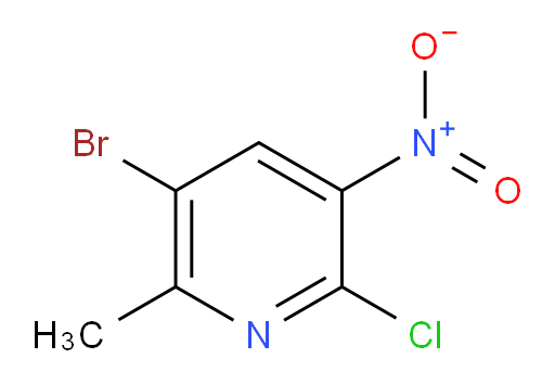 3-bromo-6-chloro-2-methyl-5-nitropyridine