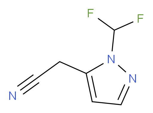 2-[1-(difluoromethyl)-1H-pyrazol-5-yl]acetonitrile
