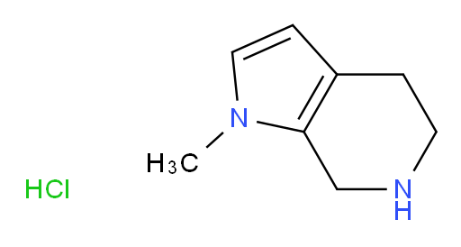 1-methyl-1H,4H,5H,6H,7H-pyrrolo[2,3-c]pyridine hydrochloride