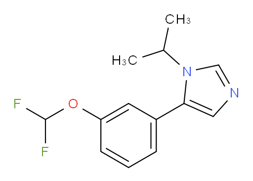 5-[3-(difluoromethoxy)phenyl]-1-(propan-2-yl)-1H-imidazole