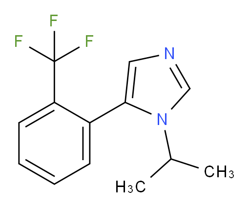 1-(propan-2-yl)-5-[2-(trifluoromethyl)phenyl]-1H-imidazole