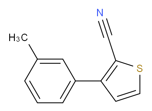 3-(3-methylphenyl)thiophene-2-carbonitrile