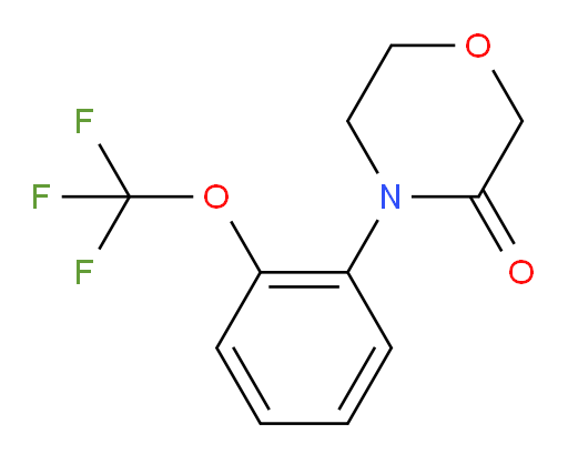 4-[2-(trifluoromethoxy)phenyl]morpholin-3-one