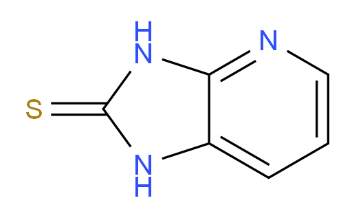 4-AZA-2-MERCAPTOBENZIMIDAZOLE;2-Thio-1H-imidazo[4,5-b]pyridine;1H-IMIDAZO[4,5-B]PYRIDINE-2-THIOL;1H-IMIDAZO[4,5-B]PYRIDINE-2(3H)-THIONE;2H-IMidazo[4,5-b]pyridine-2-thione, 1,3-dihydro-;3H-imidazo[4,5-b]pyridine-2-thiol(SALTDATA: FREE)