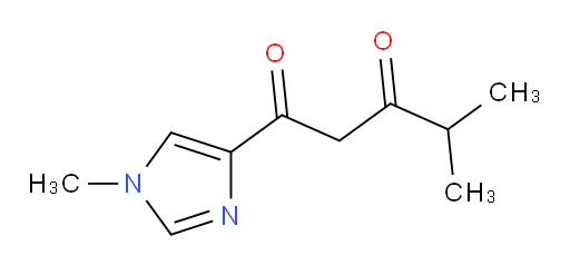 4-methyl-1-(1-methyl-1H-imidazol-4-yl)pentane-1,3-dione