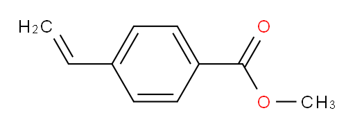 Methyl p-vinylbenzoate;METHYL 4-VINYLBENZOATE;p-Vinylbenzoic acid methyl ester;4-VINYL-BENZOIC ACID METHYL ESTER;4-ethenyl-Benzoic acid Methyl ester;4-Styrenecarboxylic acid methyl ester;Benzoic acid, 4-ethenyl-, methyl ester