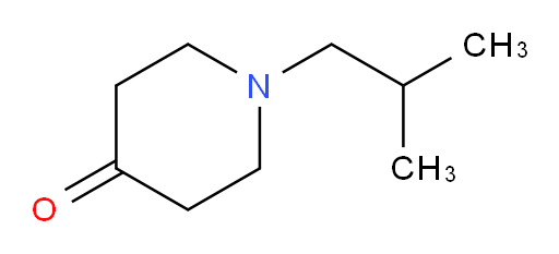 1-ISOBUTYL-4-PIPERIDONE;N-ISOBUTYL-4-PIPERIDONE;N-SecButyl-4-Piperidone;1-ISOBUTYLPIPERIDIN-4-ONE;N-Isobutyl-4-piperidinone;1-Isobutyl-4-piperidinone;1-(2-METHYLPROPYL)-4-PIPERIDONE;1-(2-Methylpropyl)piperidin-4-one;4-Piperidinone, 1-(2-Methylpropyl)-
