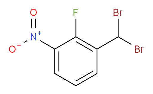 1-(dibromomethyl)-2-fluoro-3-nitrobenzene