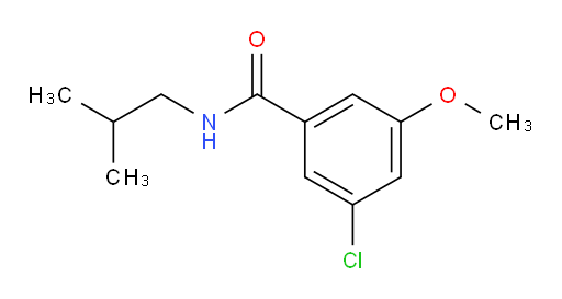 3-chloro-N-isobutyl-5-methoxybenzamide