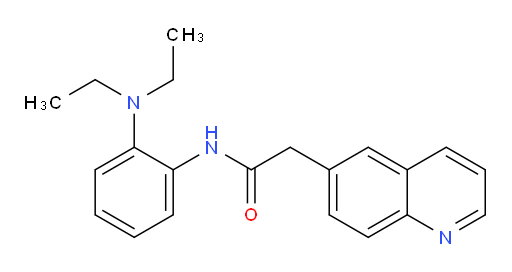 N-(2-(diethylamino)phenyl)-2-(quinolin-6-yl)acetamide