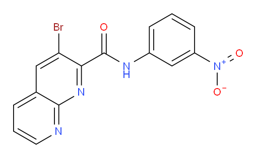3-bromo-N-(3-nitrophenyl)-1,8-naphthyridine-2-carboxamide
