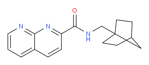 N-(bicyclo[2.2.1]heptan-1-ylmethyl)-1,8-naphthyridine-2-carboxamide
