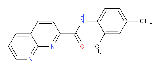 N-(2,4-dimethylphenyl)-1,8-naphthyridine-2-carboxamide