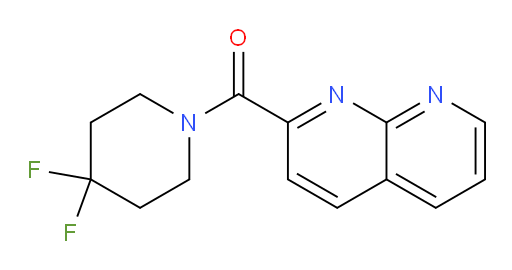 (4,4-difluoropiperidin-1-yl)(1,8-naphthyridin-2-yl)methanone