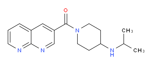 (4-(isopropylamino)piperidin-1-yl)(1,8-naphthyridin-3-yl)methanone