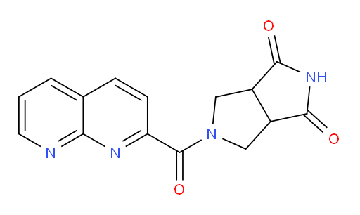 5-(1,8-naphthyridine-2-carbonyl)tetrahydropyrrolo[3,4-c]pyrrole-1,3(2H,3aH)-dione