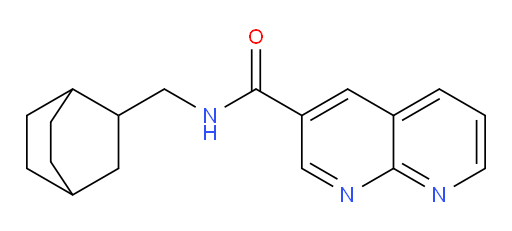 N-(bicyclo[2.2.2]octan-2-ylmethyl)-1,8-naphthyridine-3-carboxamide