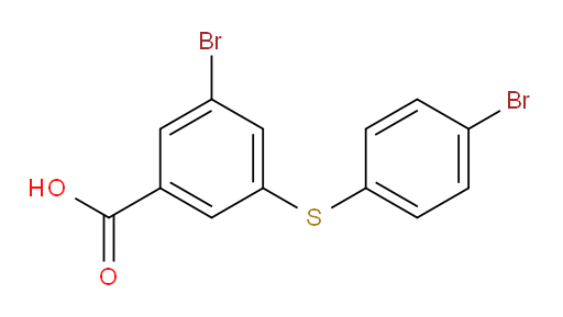 3-bromo-5-((4-bromophenyl)thio)benzoic acid