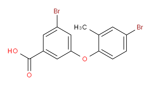 3-bromo-5-(4-bromo-2-methylphenoxy)benzoic acid