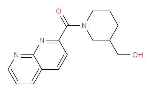 (3-(hydroxymethyl)piperidin-1-yl)(1,8-naphthyridin-2-yl)methanone