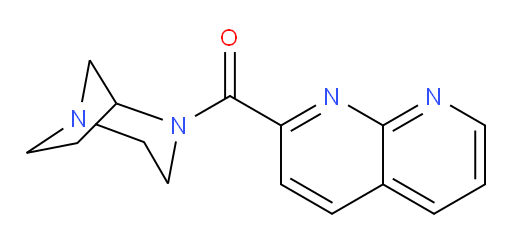 1,4-diazabicyclo[3.2.1]octan-4-yl(1,8-naphthyridin-2-yl)methanone