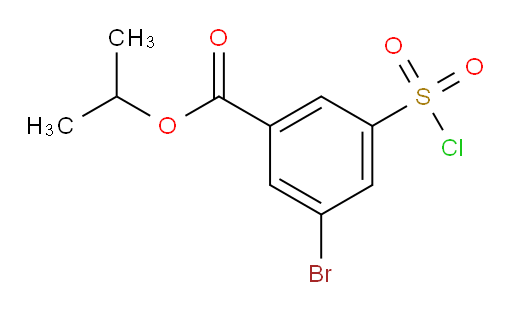 isopropyl 3-bromo-5-(chlorosulfonyl)benzoate