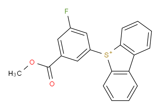 5-(3-fluoro-5-(methoxycarbonyl)phenyl)-5H-dibenzo[b,d]thiophen-5-ium